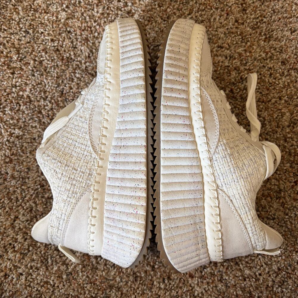 Universal Thread Dolen Woven Platform Comfort Sneakers - White Women's Size 8.5 - Picture 10 of 11